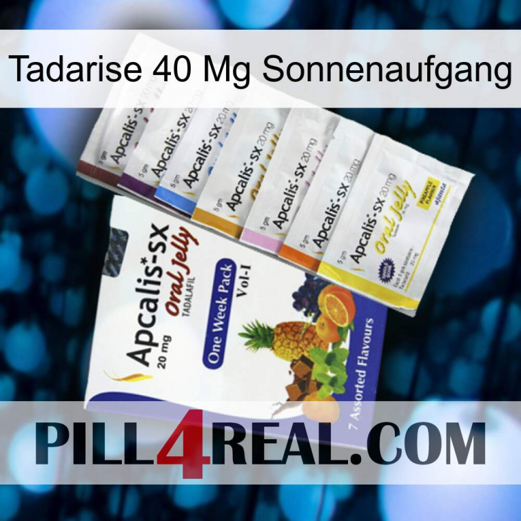 Tadarise 40 Mg Sunrise 11